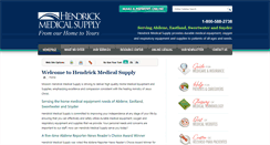 Desktop Screenshot of hendrickmedicalsupply.com